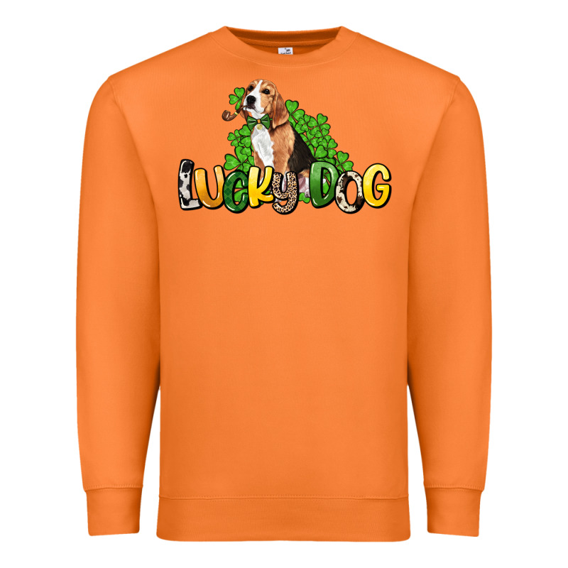 Lucky Dog St. Patrick's Premium Sweatshirt by HowdyJamesFarm | Teevron