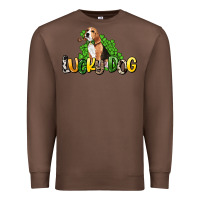 Chestnut lucky dog St. Patrick's Premium Sweatshirt - HowdyJamesFarm
