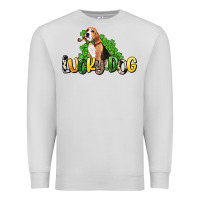 Dove Grey lucky dog St. Patrick's Premium Sweatshirt - HowdyJamesFarm