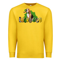 Lemon lucky dog St. Patrick's Premium Sweatshirt - HowdyJamesFarm