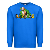 True Royal lucky dog St. Patrick's Premium Sweatshirt - HowdyJamesFarm