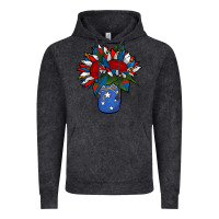 Vintage Black Patriotic Sunflower in a Jar Vintage Hoodie - Jasminsmagicworld