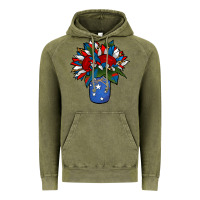 Vintage Olive Patriotic Sunflower in a Jar Vintage Hoodie - Jasminsmagicworld