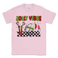 Bubblegum Pink jolly vibes Classic Tee - MaliasSmallBusiness