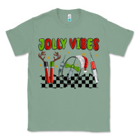 Sage jolly vibes Classic Tee - MaliasSmallBusiness