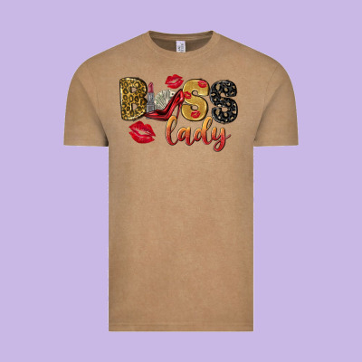 Boss Lady With Money Vintage Tee Designed By Nancycooperartshop