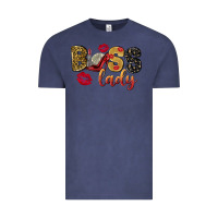 Vintage Denim boss lady with money Vintage Tee - NancyCooperArtShop