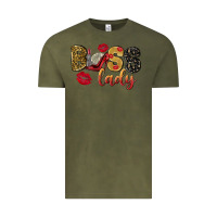 Vintage Olive boss lady with money Vintage Tee - NancyCooperArtShop