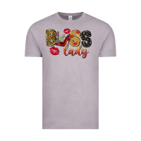 Vintage Zinc boss lady with money Vintage Tee - NancyCooperArtShop