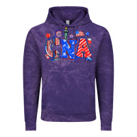 Cloud Purple 4th of july cna Vintage Hoodie - NancyCooperArtShop
