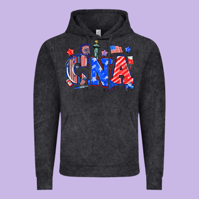 4th Of July Cna Vintage Hoodie Designed By Nancycooperartshop