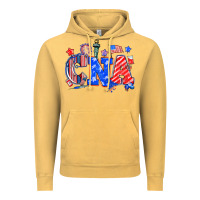 Vintage Mustard 4th of july cna Vintage Hoodie - NancyCooperArtShop