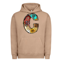 Pigment Burro farm life alphabet lowercase letters c Urban Hoodie - BundleAndBundleShop