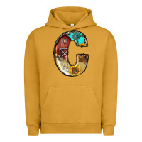 Pigment Peanut Butter farm life alphabet lowercase letters c Urban Hoodie - BundleAndBundleShop