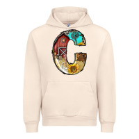 Farm Life Alphabet Lowercase Letters C Urban Hoodie | Teevron