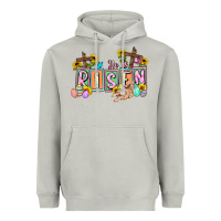 Moon Dust He is risen Easter  Easter Day Heavyweight Hoodie - CowGirlArtShop