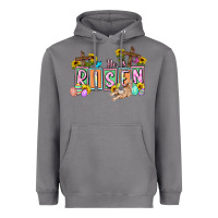 Storm He is risen Easter  Easter Day Heavyweight Hoodie - CowGirlArtShop