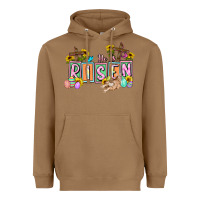 Toasted Coconut He is risen Easter  Easter Day Heavyweight Hoodie - CowGirlArtShop