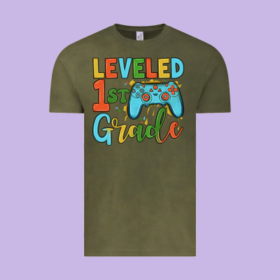 Leveled 1 St Grade Vintage Tee Designed By Jahusdesignshop