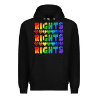 Black Rights rights rights pride Premium Hoodie - CowGirlArtShop