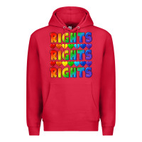 Cardinal Rights rights rights pride Premium Hoodie - CowGirlArtShop