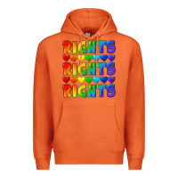 Carrot Rights rights rights pride Premium Hoodie - CowGirlArtShop