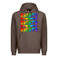 Coffee Rights rights rights pride Premium Hoodie - CowGirlArtShop