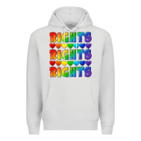 Dove Grey Rights rights rights pride Premium Hoodie - CowGirlArtShop
