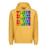 Mustard Rights rights rights pride Premium Hoodie - CowGirlArtShop