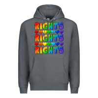 Rock Rights rights rights pride Premium Hoodie - CowGirlArtShop