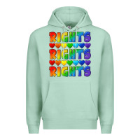 Seafoam Rights rights rights pride Premium Hoodie - CowGirlArtShop