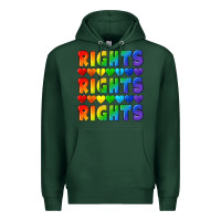 Sports Green Rights rights rights pride Premium Hoodie - CowGirlArtShop