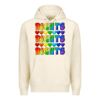 Rights Rights Rights Pride Premium Hoodie | Teevron