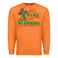 Carrot Not lucky just Blessed with Cross St. Patricks day Premium Sweatshirt - HowdyJamesFarm