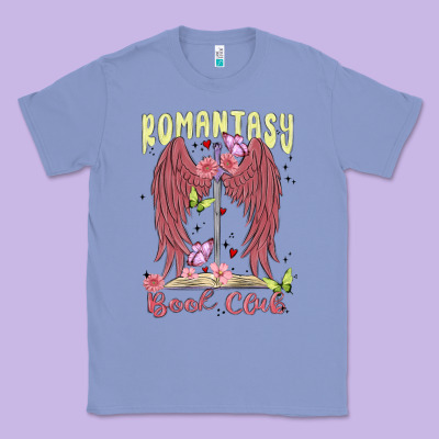 Romantasy Book Club Classic Tee Designed By Maliassmallbusiness