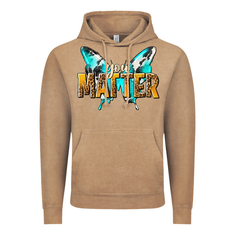 You Matter Vintage Hoodie by NancyCooperArtShop | Teevron