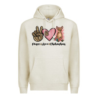 Peace Love Chihuahua Premium Hoodie | Teevron