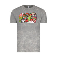 Cloud Rock cow and strawberry coffee cups Vintage Tee - NancyCooperArtShop