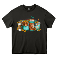 Asphalt longhaired cow coffee cups Heavy Core Tee - Jasminsmagicworld