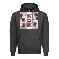 Charcoal Heather mother’s day mom flowers tumbler tbs Zipper Hoodie - TumblerDesignByShophia