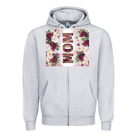 Heather Grey mother’s day mom flowers tumbler tbs Zipper Hoodie - TumblerDesignByShophia