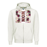 Oatmeal Heather mother’s day mom flowers tumbler tbs Zipper Hoodie - TumblerDesignByShophia
