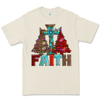 Bone cross and christmas trees Premium Tee - AdoDesignShop