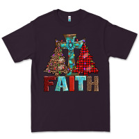 Plum cross and christmas trees Premium Tee - AdoDesignShop