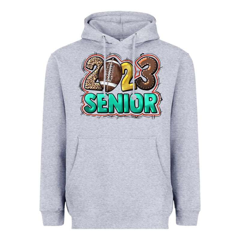 2023 Senior Football Heavyweight Hoodie by HowdyJamesFarm | Teevron