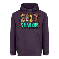 Plum 2023 senior football Heavyweight Hoodie - HowdyJamesFarm