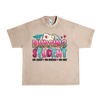 French Oak nursing student no sleep no money no life Urban Heavy Tee - MaliasSmallBusiness