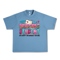 Pebble Blue nursing student no sleep no money no life Urban Heavy Tee - MaliasSmallBusiness