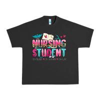 Pigment Black nursing student no sleep no money no life Urban Heavy Tee - MaliasSmallBusiness
