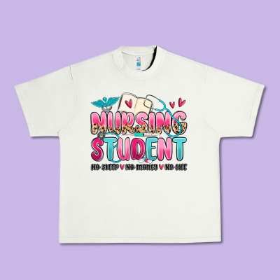 Nursing Student No Sleep No Money No Life Urban Heavy Tee Designed By Maliassmallbusiness